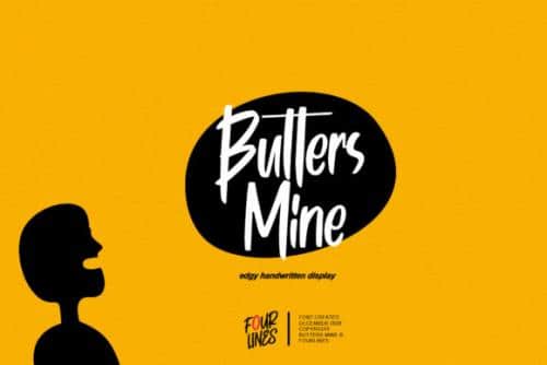 Butters-Mine-Font