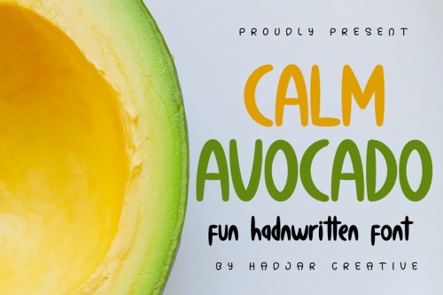 Calm-Avocado-Font