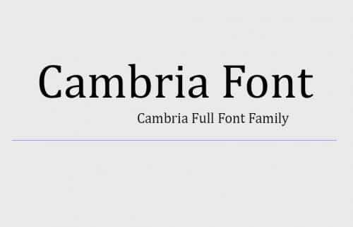 Cambria-Font-2