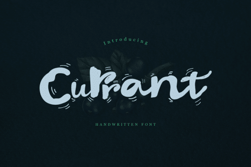 Currant-Font