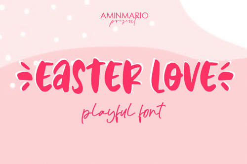 Easter-Love-Font