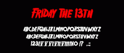 Friday-the-13th-Font-2