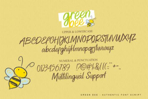 Green-Bee-Font-9