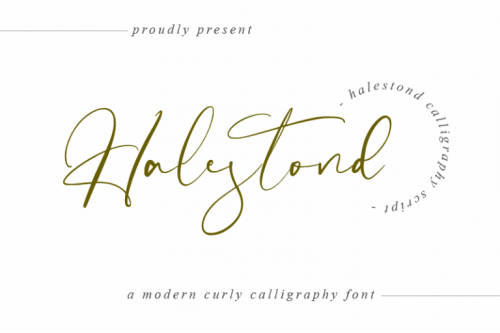 Halestond-Font