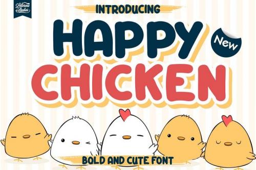 Happy-Chicken-Font