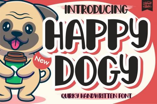 Happy-Dogy-Font