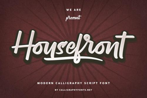 Housefront-Font
