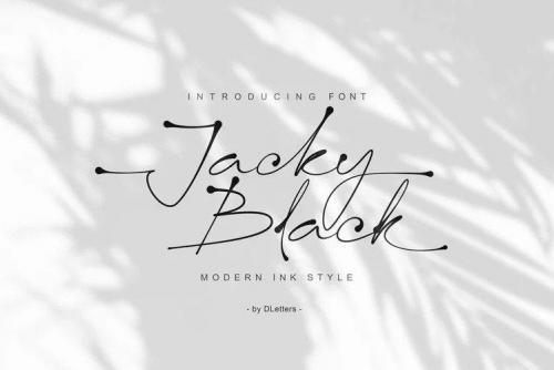 Jacky-Black-Font