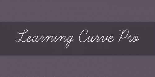 Learning-Curve-Pro-Font-1