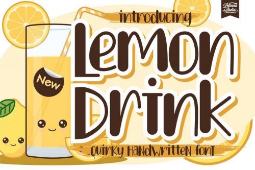 Lemon-Drink-Font
