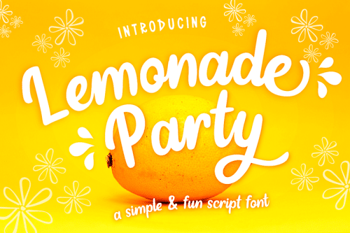 Lemonade-Party-Font