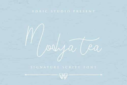 Modya-Tea-Signature-Font-11
