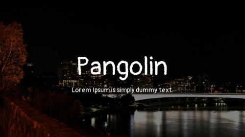 Pangolin-Font-1
