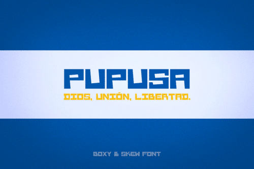 Pupusa-Font