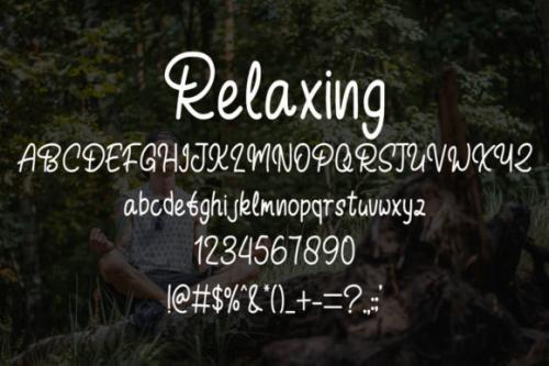 Relaxing-Font-4