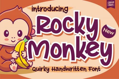 Rocky-Monkey-Font