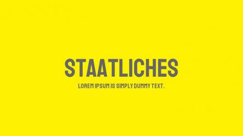 Staatliches-Font