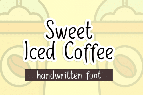 Sweet-Iced-Coffee-Font
