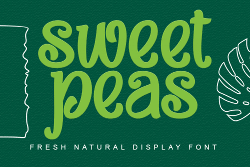 Sweet-Peas-Font
