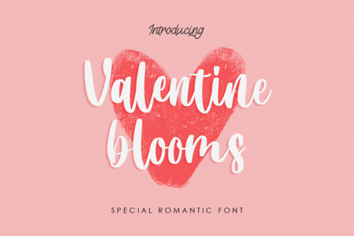 Valentine-Blooms-Font