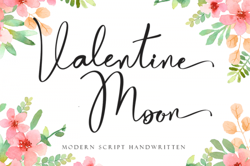 Valentine-Moon-Font