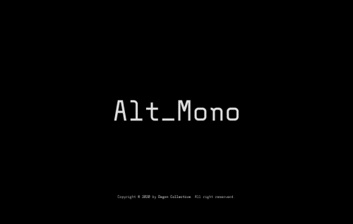 Alt Mono-Font