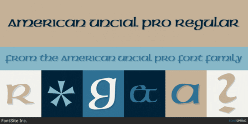 American-Uncial-Pro-Font