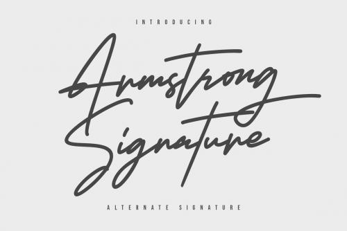 Armstrong-Signature-Script-Font-1