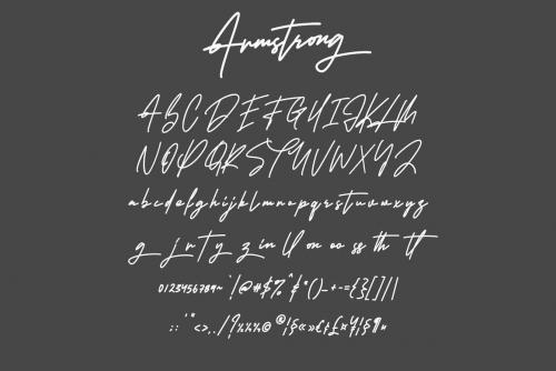 Armstrong-Signature-Script-Font-14