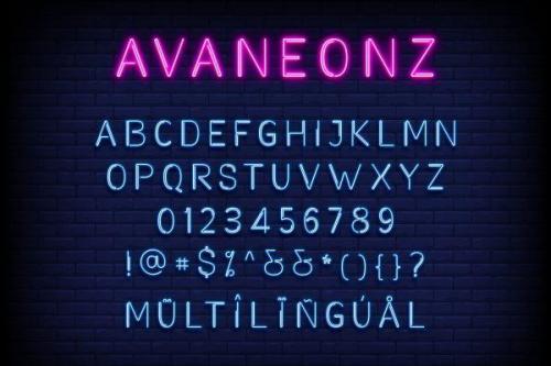 Avaneonz-Font-3