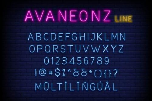 Avaneonz-Font-4