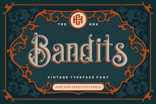 Bandits-Blackletter-Vintage-Typeface-1