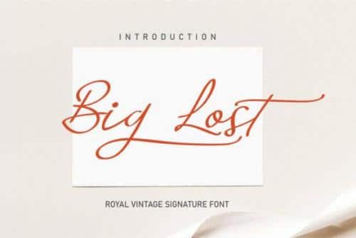 Big-Lost-Royal-Vintage-Signature-Font-1
