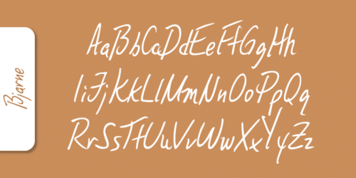 Bjarne-Handwriting-Font-1