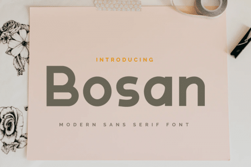 Bosan-Font