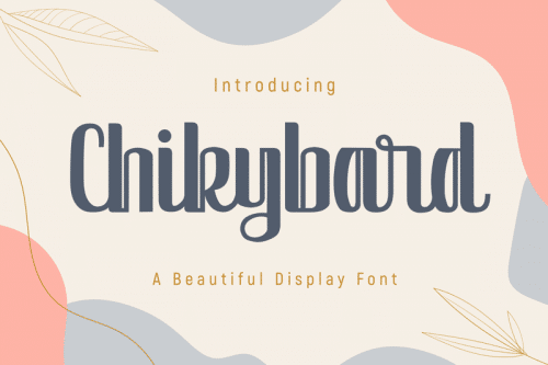 Chikybard-Font