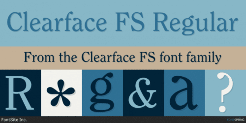 Clearface-FS-Font-1