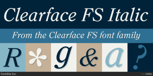 Clearface-FS-Font-2