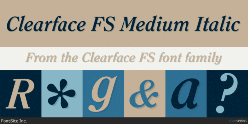 Clearface-FS-Font-4