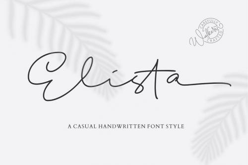 Elista-Casual-Handwritten-Font-1