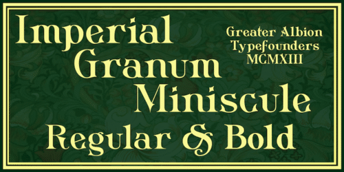 Imperial-Granum-Font