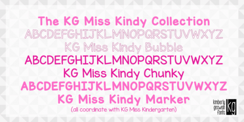 KG-Miss-Kindy-Collection-Font