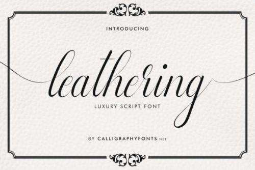 Leathering-Modern-Calligraphy-Font-2