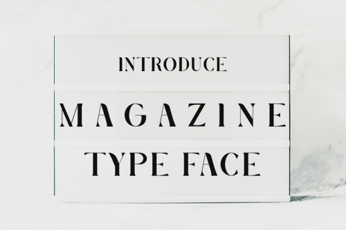 Magazine-Type-Face-Font