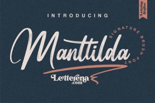 Manttilda-–-Signature-Brush-Font-1