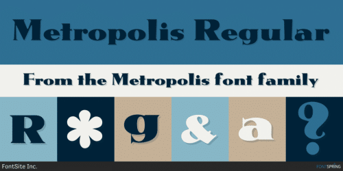 Metropolis-Serif-Font