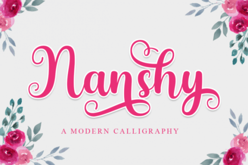 Nanshy-Modern-Calligraphy-Font-1