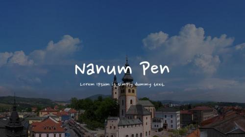 Nanum-Pen-Script-Font-1