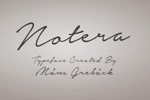 Notera-Handwritten-Signature-Font
