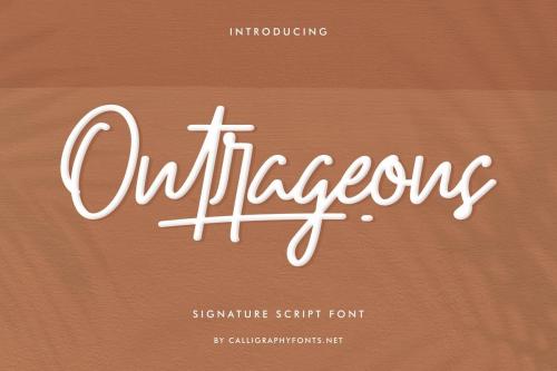 Outrageous-Font